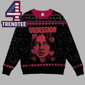 Obsession 2026 I Love You So Much Christmas Ugly Sweater