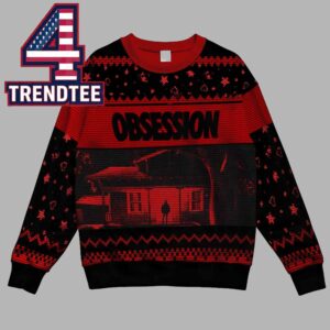 Obsession 2026 The Horror House Christmas Ugly Sweatshirt