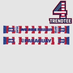 Paraguay USA FIFA World Cup 2026 We Are Paraguay Scarf