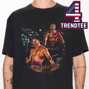 Rey Mysterio Eddie Guerrero 2026 WWE Monday Night Raw June 8th Accor Arena France Unisex T-Shirt