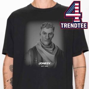 Rip Jonesy Fornite 2017 2026 Unisex T-Shirt