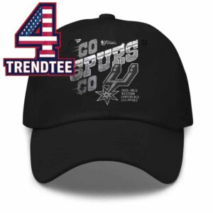 San Antonio Spurs 2026 NBA Western Conference Champions Go Spurs Go Classic Hat Cap Snapback