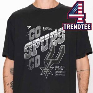 San Antonio Spurs 2026 NBA Western Conference Champions Go Spurs Go Unisex T-Shirt
