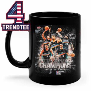 San Antonio Spurs 2026 Western Conference Champions Team Ceramic Mug Cup
