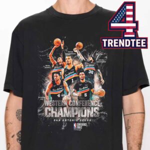San Antonio Spurs 2026 Western Conference Champions Team Unisex T-Shirt