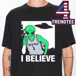 San Antonio Spurs Alien I Believe Unisex T-Shirt