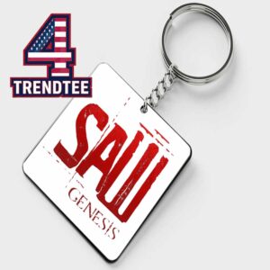 Saw Genesis Asymmetrical Multiplayer Horror Game Acrylic Wood Keychain