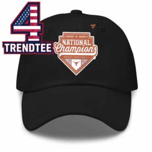 Texas Longhorns 2026 NCAA Softball Women’s College World Series Back to Back National Champions Classic Hat Cap Snapback