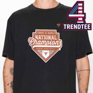 Texas Longhorns 2026 NCAA Softball Women’s College World Series Back to Back National Champions Unisex T-Shirt