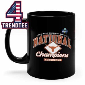 Texas Longhorns 2026 NCAA Softball Women’s College World Series National Champions Locker Room Ceramic Mug Cup