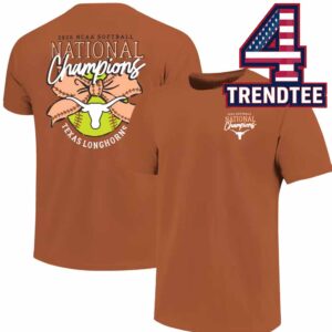 Texas Orange Texas Longhorns 2026 NCAA Softball Women’s College World Series Champions Two Sided T-Shirt