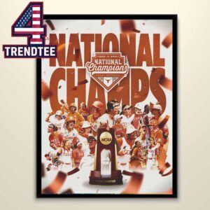 Texas Softball 2026 NCAA Softball National Champions Home Decor Poster Canvas