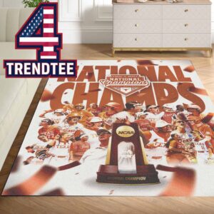 Texas Softball 2026 NCAA Softball National Champions Home Decor Rug Carpet
