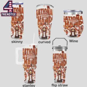 Texas Softball 2026 NCAA Softball National Champions Wine Stanley Flip Straw Cup Tumbler