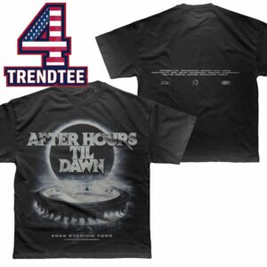 The Weeknd 2026 Tour EU UK After Hours Til Dawn Stadium Two Sided T-Shirt