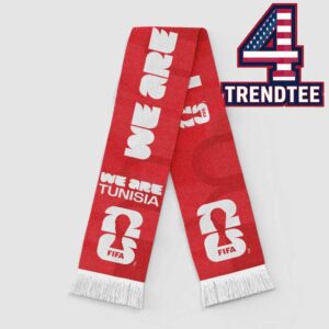 Tunisia USA FIFA World Cup 2026 We Are Tunisia Scarf